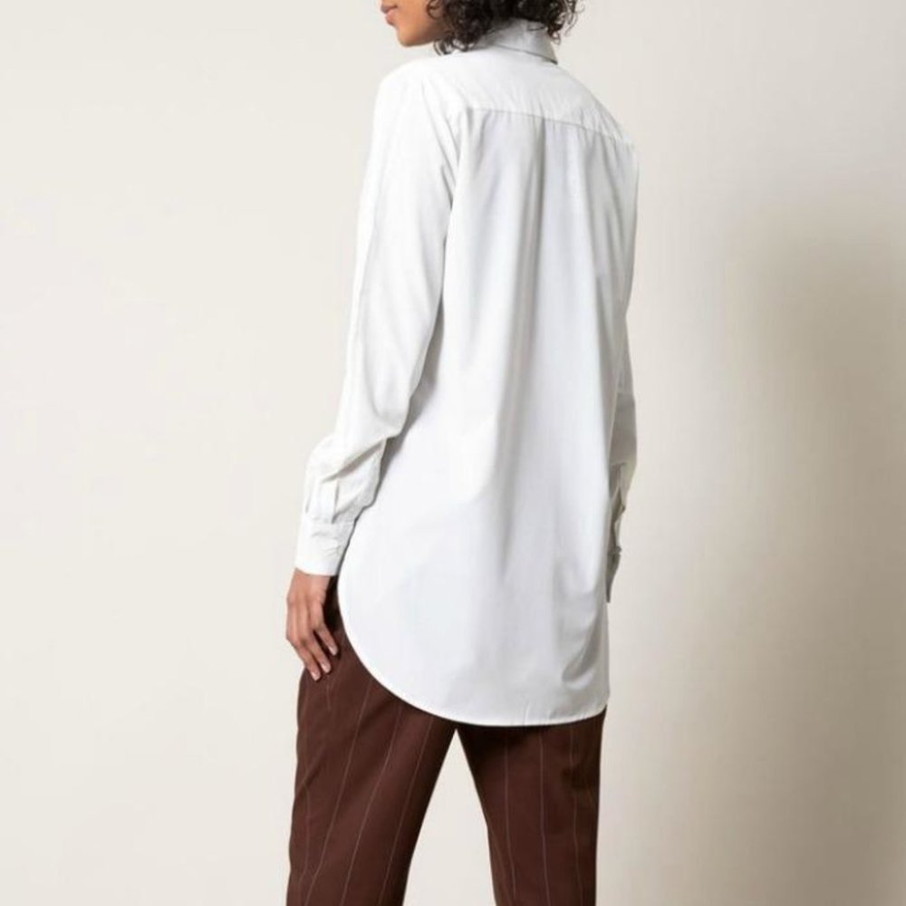 MPG Sport - go-getter vented dress shirt / tunic in off white